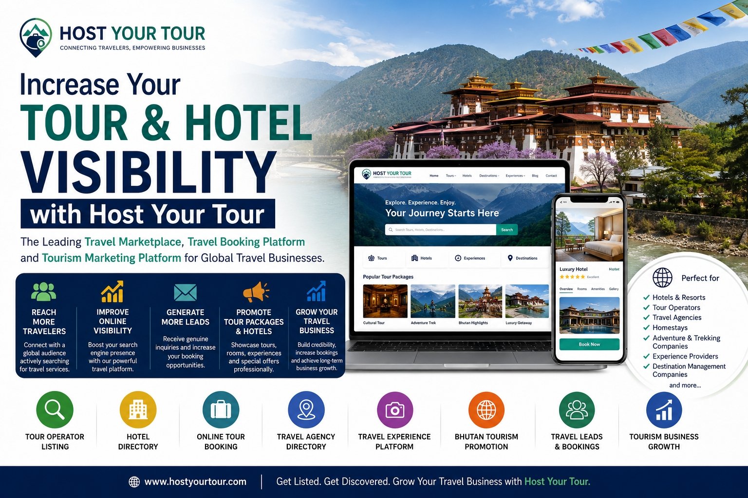 How Host Your Tour Helps Tour Operators and Hotels Increase Online Visibility and Bookings